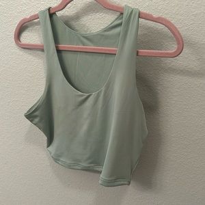 Mint green cropped tank